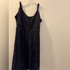 Torrid spaghetti strap crochet cocktail dress